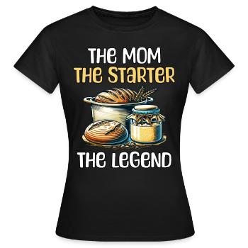 Sauerteig Starter - Frauen T-Shirt - Schwarz - Vorne - AI Model Female 172 dark (172cm)