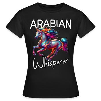 Araber Flüsterer - Frauen T-Shirt - Schwarz - Vorne - AI Model Female 172 dark (172cm)