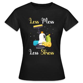 Femme de ménage - T-shirt Femme - noir - Devant - AI Model Female 172 dark (172cm)