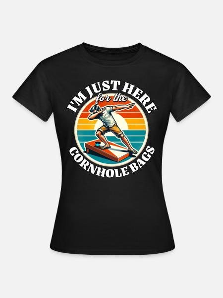 Cornhole - Frauen T-Shirt - Schwarz