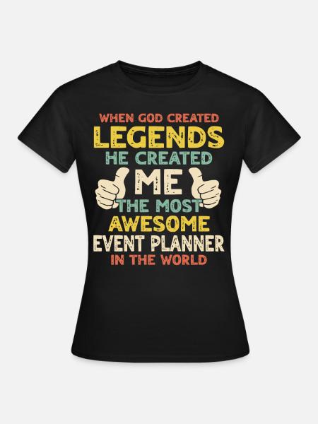Event Planner - Women's T-Shirt - black