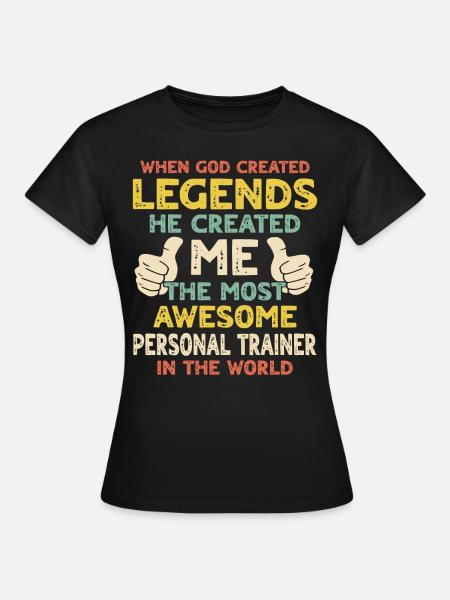 Personal Trainer - Frauen T-Shirt - Schwarz
