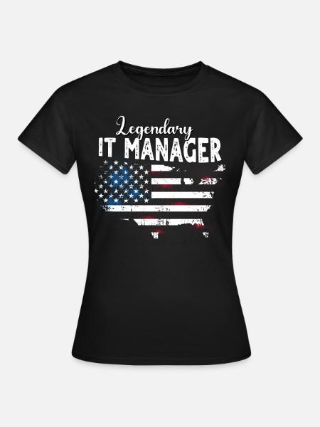 IT Manager - Frauen T-Shirt - Schwarz