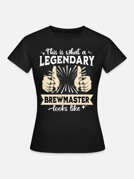 Legendärer Braumeister - Frauen T-Shirt - Schwarz