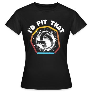 Dictons de Gaga Ball - T-shirt Femme - noir - Devant - AI Model Female 172 dark (172cm)