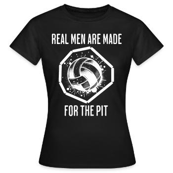 Gaga Ball dit - T-shirt Femme - noir - Devant - AI Model Female 172 dark (172cm)