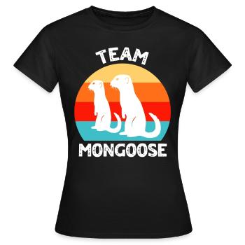 Suricates amusants - T-shirt Femme - noir - Devant - AI Model Female 172 dark (172cm)