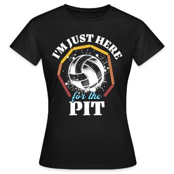Gaga Ball - T-shirt Femme - noir - Devant - AI Model Female 172 dark (172cm)