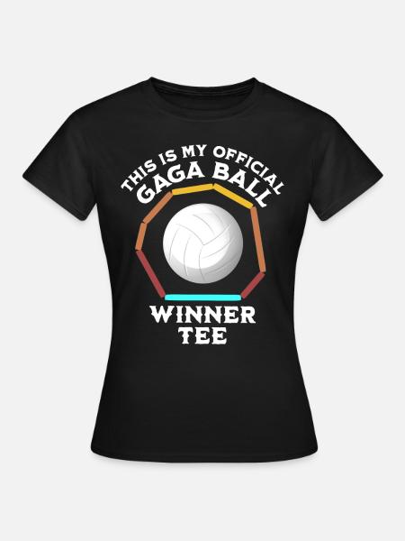 Gaga Ball Spieler - Frauen T-Shirt - Schwarz