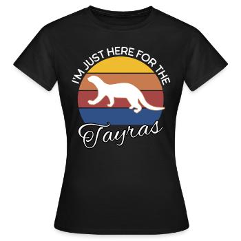 Lustige Marder Sprüche - Frauen T-Shirt - Schwarz - Vorne - AI Model Female 172 dark (172cm)