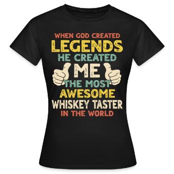 Whiskey Drinkers - Women's T-Shirt - black - Front - AI Model Female 172 dark (172cm)