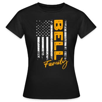 Bell USA - Frauen T-Shirt - Schwarz - Vorne - AI Model Female 172 dark (172cm)