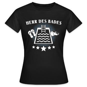 Maître nageur - T-shirt Femme - noir - Devant - AI Model Female 172 dark (172cm)