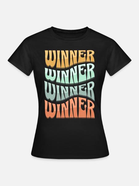 Gewinner - Frauen T-Shirt - Schwarz