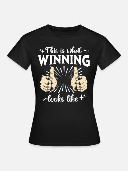 Legendärer Gewinner - Frauen T-Shirt - Schwarz