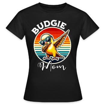 Perruche perruche Maman - T-shirt Femme - noir - Devant - AI Model Female 172 dark (172cm)