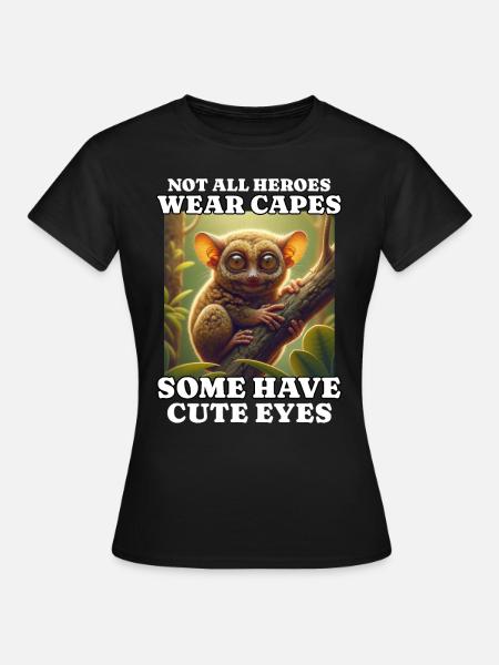 Koboldmaki Spruch - Frauen T-Shirt - Schwarz
