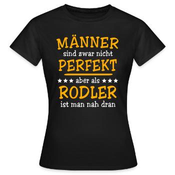 Luge - T-shirt Femme - noir - Devant - AI Model Female 172 dark (172cm)