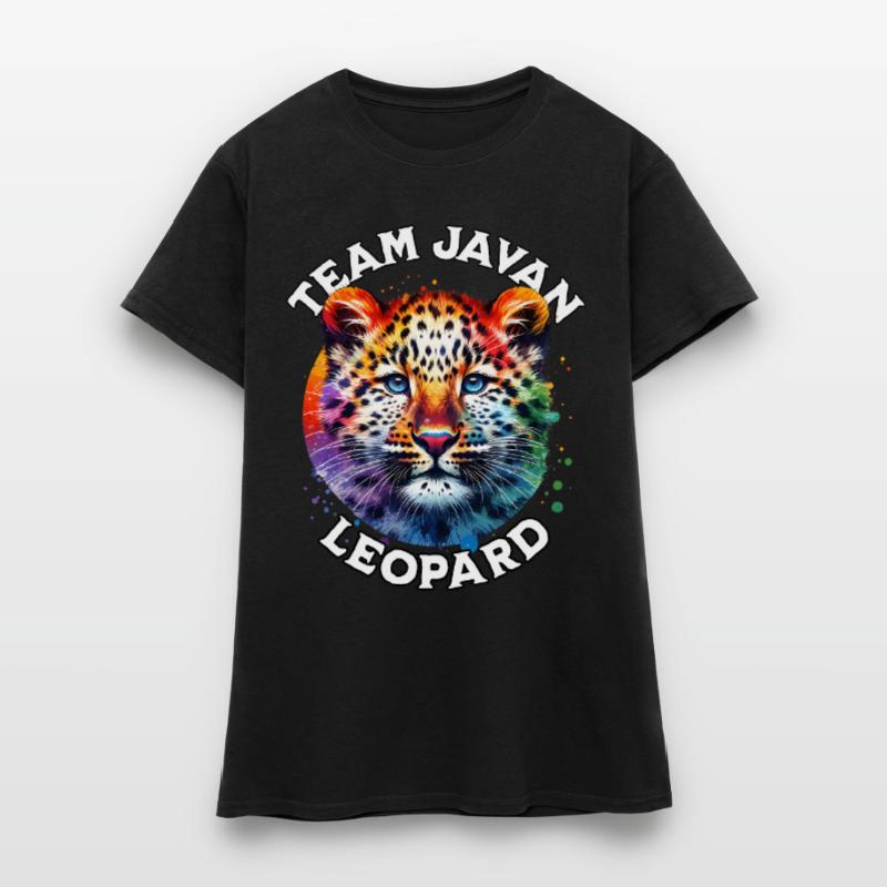 Java Leopard Sprüche Frauen T-Shirt