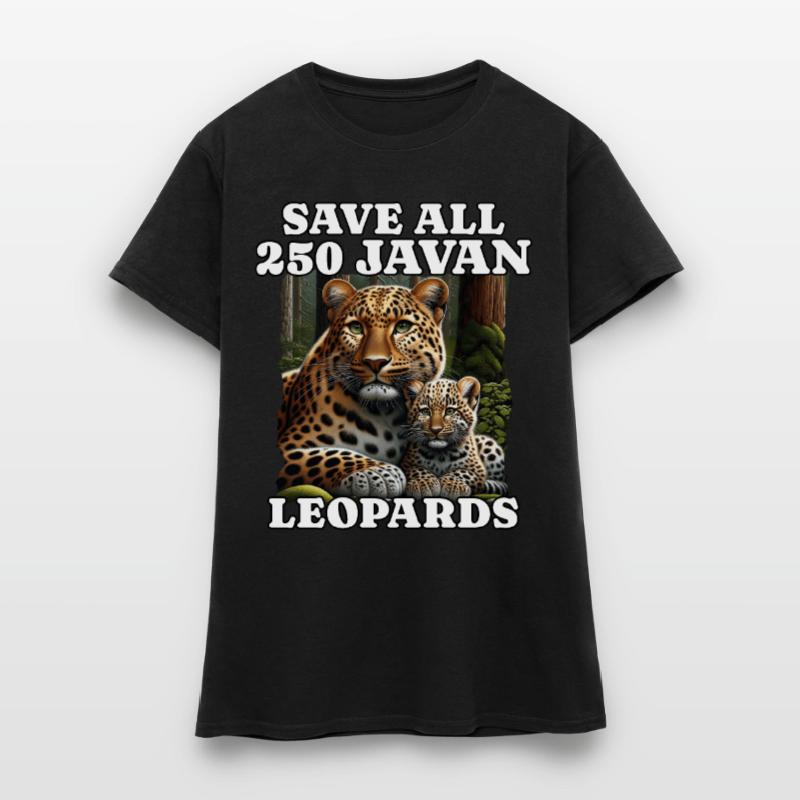 Save Java Leopard Frauen T-Shirt