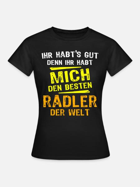 Radler Geschenk - Frauen T-Shirt - Schwarz