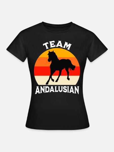 Team Andalusier - Frauen T-Shirt - Schwarz