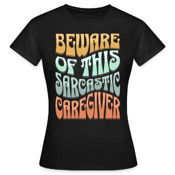 Sarcastique Superviseur Sarcasme - T-shirt Femme - noir - Devant - AI Model Female 172 dark (172cm)
