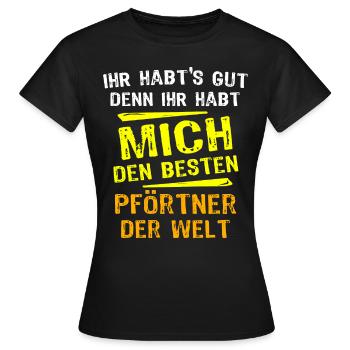 Gatekeeper Gift - Women's T-Shirt - black - Front - AI Model Female 172 dark (172cm)