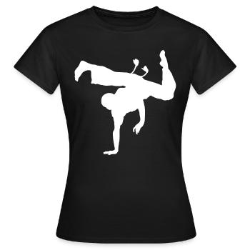 Capoeira Herzlinie - Frauen T-Shirt - Schwarz - Vorne - AI Model Female 172 dark (172cm)