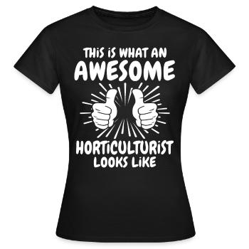 Gartenbauer - Frauen T-Shirt - Schwarz - Vorne - AI Model Female 172 dark (172cm)