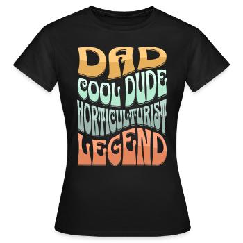 Papa Gartenbauer - Frauen T-Shirt - Schwarz - Vorne - AI Model Female 172 dark (172cm)