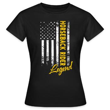 Rider Rider Legend - Women's T-Shirt - black - Front - AI Model Female 172 dark (172cm)