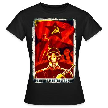 Russian Propaganda - Frauen T-Shirt - Schwarz - Vorne - AI Model Female 172 dark (172cm)