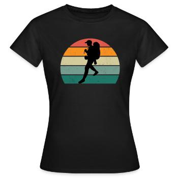 Grimpeur Grimpeur Bloc Escalade - T-shirt Femme - noir - Devant - AI Model Female 172 dark (172cm)
