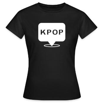 Musik Japan K-Popper K-Popperin Musiker K-Pop - Frauen T-Shirt - Schwarz - Vorne - AI Model Female 172 dark (172cm)