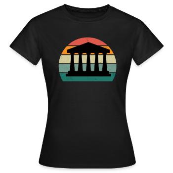 Politiker Politikerin Gesellschaft Macht Politik - Frauen T-Shirt - Schwarz - Vorne - AI Model Female 172 dark (172cm)