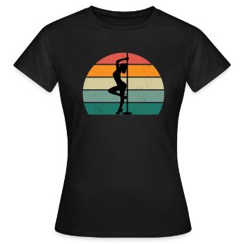 Pole Dancer Pole Dance Pole Dance - T-shirt Femme - noir - Devant - AI Model Female 172 dark (172cm)