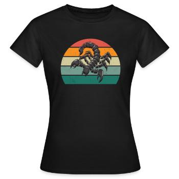 Skorpione Skorpionstachel Stachel Wüste Skorpion - Frauen T-Shirt - Schwarz - Vorne - AI Model Female 172 dark (172cm)