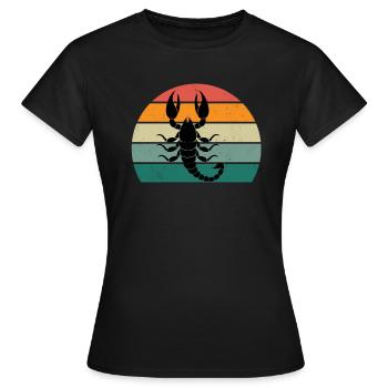 Skorpione Skorpionstachel Stachel Wüste Skorpion - Frauen T-Shirt - Schwarz - Vorne - AI Model Female 172 dark (172cm)
