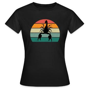 Skorpione Skorpionstachel Stachel Wüste Skorpion - Frauen T-Shirt - Schwarz - Vorne - AI Model Female 172 dark (172cm)
