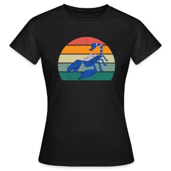 Skorpione Skorpionstachel Stachel Wüste Skorpion - Frauen T-Shirt - Schwarz - Vorne - AI Model Female 172 dark (172cm)
