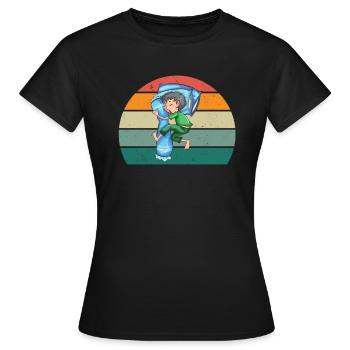 Snorer Snorer Tractor Motor Snoring - Women's T-Shirt - black - Front - AI Model Female 172 dark (172cm)
