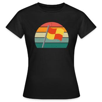 Referee Yellow card Red card Schiri - Women's T-Shirt - black - Front - AI Model Female 172 dark (172cm)
