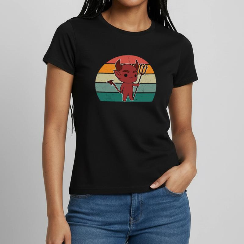 devil devilish satan evil hell fear horror Women's T-Shirt