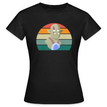 Orc Orc Fortress Orc Weapon Cruel Orc Fantasy Orc - Women's T-Shirt - black - Front - AI Model Female 172 dark (172cm)