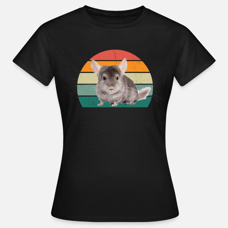 Nagetiere Nager Hamster Ratte Maus Eichhörnchen - Frauen T-Shirt - Schwarz