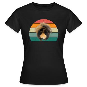 Guinea pig guinea pig mom guinea pig - Women's T-Shirt - black - Front - AI Model Female 172 dark (172cm)