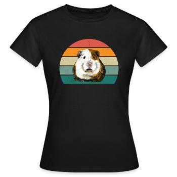 Guinea pig guinea pig mom guinea pig - Women's T-Shirt - black - Front - AI Model Female 172 dark (172cm)