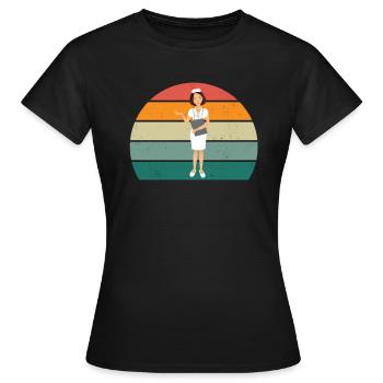 Aide à la guérison Infirmière en santé de guérison - T-shirt Femme - noir - Devant - AI Model Female 172 dark (172cm)