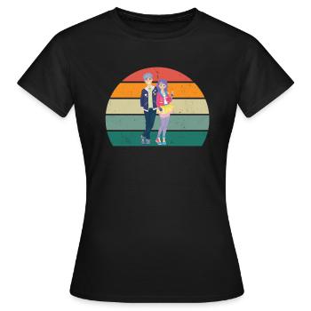 Musik Japan K-Popper K-Popperin Musiker K-Pop - Frauen T-Shirt - Schwarz - Vorne - AI Model Female 172 dark (172cm)